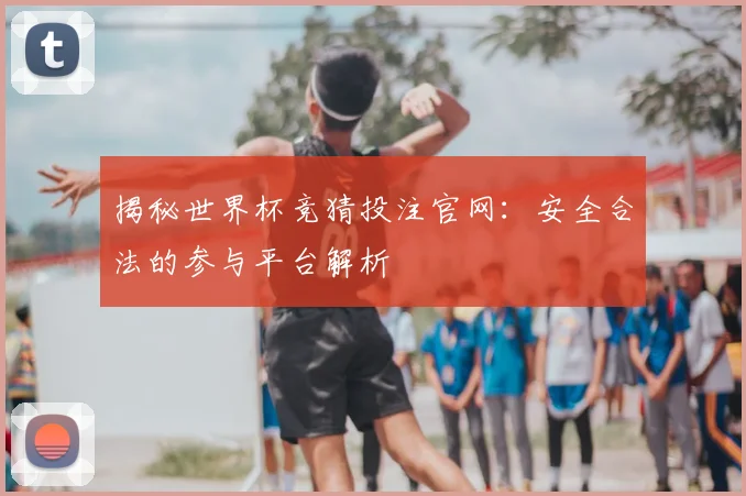 揭秘世界杯竞猜投注官网:安全合法的参与平台解析